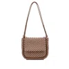 Bottega Veneta Cobble Small Shoulder Bag In Brown