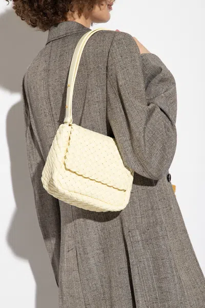 Bottega Veneta ‘cobble Small' Shoulder Bag In Yellow
