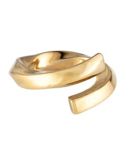 Pre-owned Bottega Veneta Coil Ring In Multi