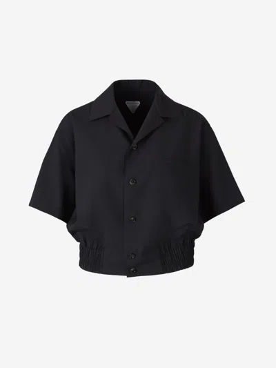 Bottega Veneta Cold Wool Shirt In Black