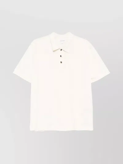 Bottega Veneta Collar Detail Cotton Piqué Polo