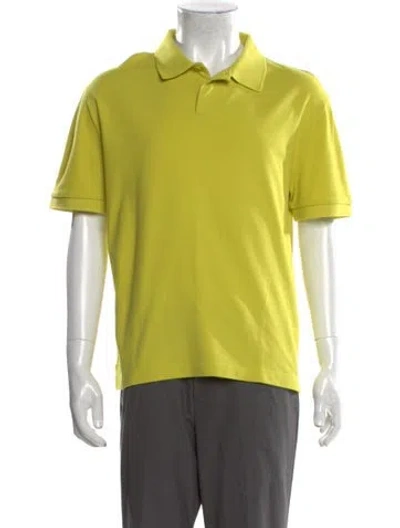 Pre-owned Bottega Veneta Collar Short Sleeve Polo Shirt In Green