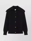 Bottega Veneta Collared Design Cotton Cardigan