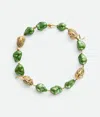Bottega Veneta Rana Pearls Halskette In Fresh Mint/avocado