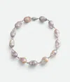Bottega Veneta Pearl Necklace In Natural Pink