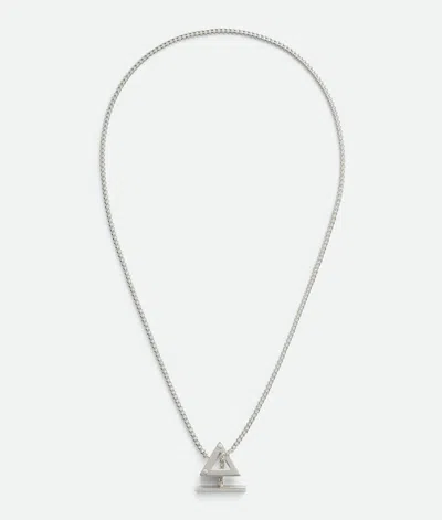 Bottega Veneta Rivet Collier In Silver