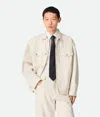 Bottega Veneta Bunte Jeansjacke In Pale Meringue