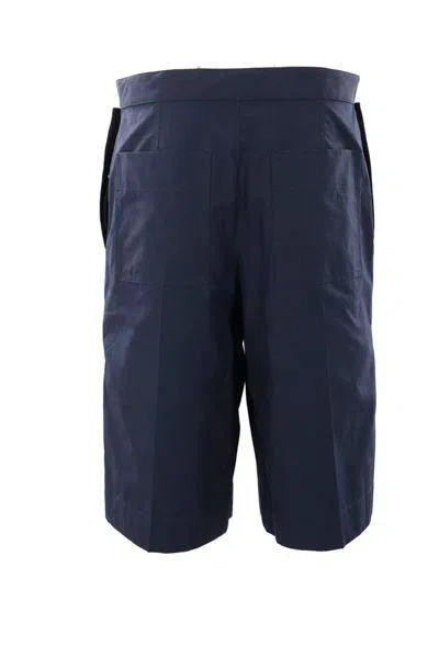 Bottega Veneta Compact Cotton Bermuda Shorts