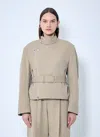 Bottega Veneta Women Compact Cotton Blouson In Beige