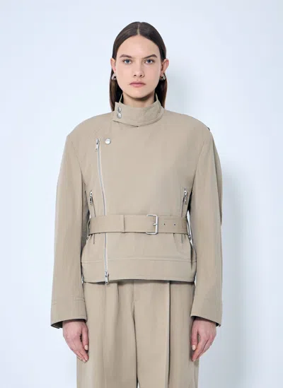 Bottega Veneta Compact Cotton Blouson In Cream