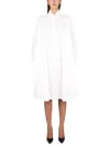 Bottega Veneta Women Compact Cotton Dress In White