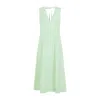Bottega Veneta V-neck A-line Midi Dress