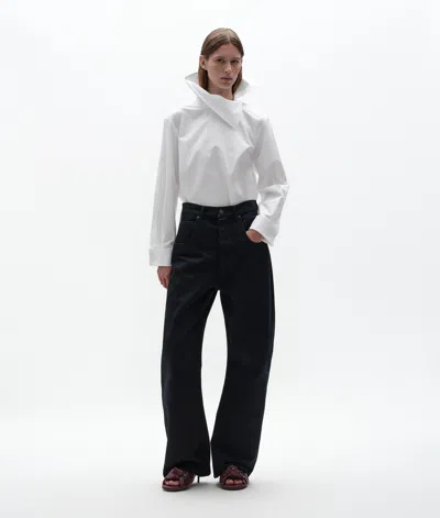 Bottega Veneta Bottega  Veneta Compact Cotton Poplin Shirt In White