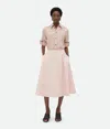 Bottega Veneta Compact Cotton Skirt In Ballerina