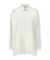 Bottega Veneta Compact Poplin Shirt In White