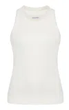 Bottega Veneta Compact Stretch-cotton Jersey Tank Top