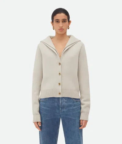BOTTEGA VENETA COMPACT WOOL CARDIGAN