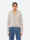 Bottega Veneta Layered Wool Cardigan In Nude & Neutrals