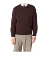 Bottega Veneta Compact Wool Sweater In Brown