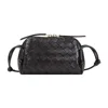 Bottega Veneta Concert Mini Intrecciato Leather Pouch In Black