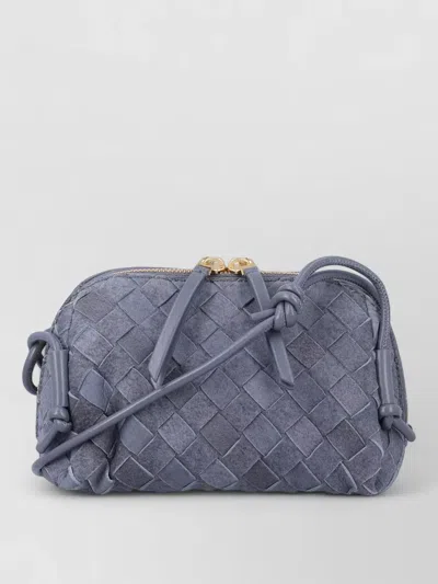 Bottega Veneta Concert Clutch Rectangular Woven Knotted Strap In Neutral
