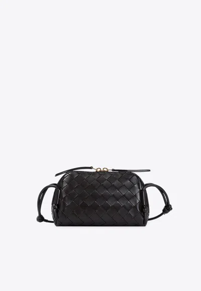 Bottega Veneta Concert Crossbody Bag In Brown