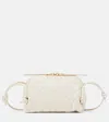 Bottega Veneta Concert Leather Crossbody Bag In White