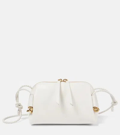 Bottega Veneta Concert Mini Leather Crossbody Bag In Black