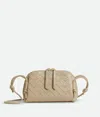 Bottega Veneta Concert Pouch Intrecciato Leather Shoulder Bag In Ecru