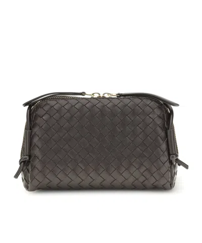 Bottega Veneta Concert Pouch Handle In Black