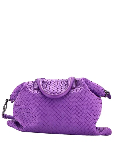 Bottega Veneta Convertible Satchel Intrecciato Nappa Medium (authentic Pre-  Loved) In Purple