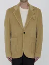 Bottega Veneta Long-sleeved Suit Coat In Brown