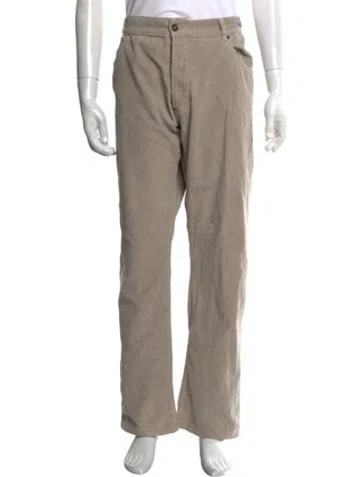 Pre-owned Bottega Veneta Corduroy Pants In Neutral
