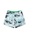 Bottega Veneta White Polyamide Swim Short In Multi