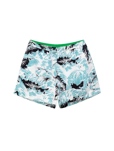 Bottega Veneta Costume Boxer Print Feather  In White