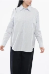 Bottega Veneta Cotton And Linen Blend Shirt With Checkered Motif
