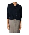 Bottega Veneta Twin-set In Misto Cotone Blu Notte  Donna In Blue
