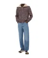 Bottega Veneta Cardigan En Coton Et Laine In Blue
