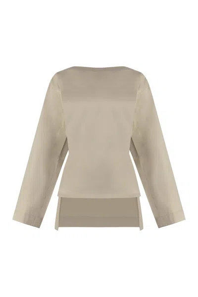 BOTTEGA VENETA BOTTEGA VENETA COTTON BLEND BLOUSE