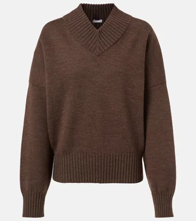 Bottega Veneta Pullover Aus Einem Baumwollgemisch In Brown