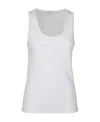 Bottega Veneta Women Cotton Tank Top In White