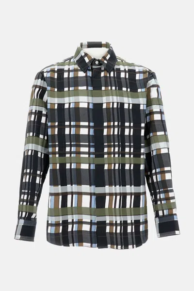 BOTTEGA VENETA COTTON CHECK SHIRT