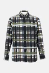 Bottega Veneta Checked Collar Shirt Long Sleeves In Multi
