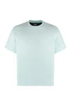 Bottega Veneta Classic Cotton Crew-neck T-shirt In Blue
