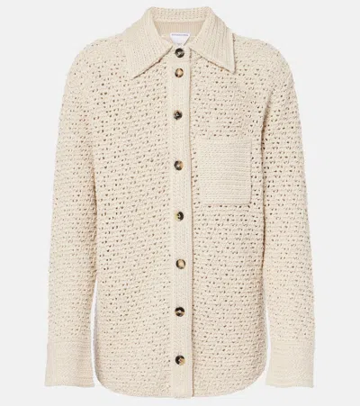 BOTTEGA VENETA COTTON CROCHET SHIRT