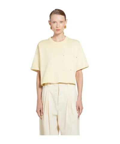 BOTTEGA VENETA BOTTEGA VENETA CROPPED CREWNECK T-SHIRT