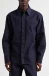 Bottega Veneta Cotton Denim Button-up Shirt In 4245 Indigo