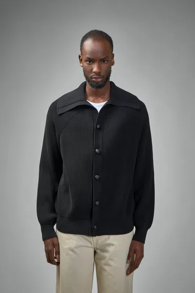 BOTTEGA VENETA COTTON ENGLISH RIB CARDIGAN