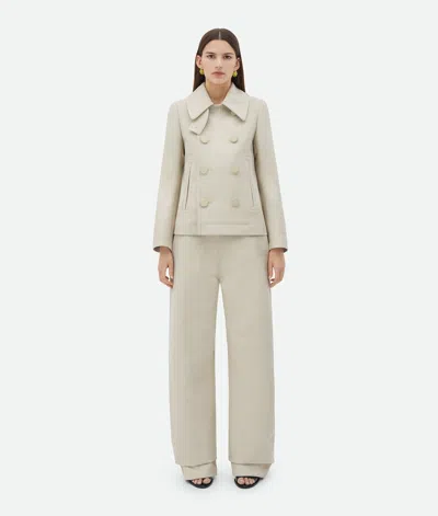 Bottega Veneta Bottega  Veneta Cotton Gabardine Caban In White