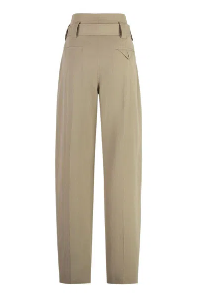 Bottega Veneta Technical Trousers In Beige